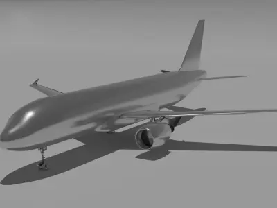Airbus A320 Free low-poly 3D model
