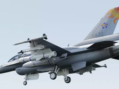 F-16V Taiwan 3D model