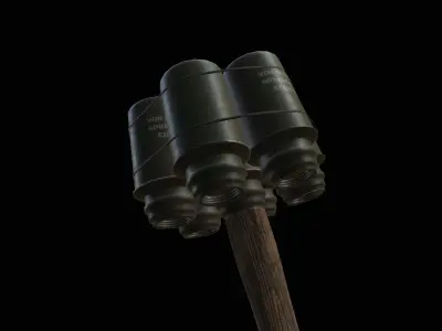 Anti Tank Grenade Low-poly 3D model