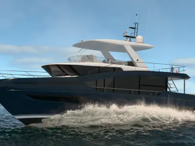 Amelie Yacht Dynamic Simulation 3D model