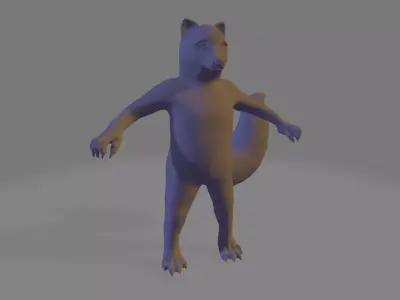 Baby Fox 3D model purchase