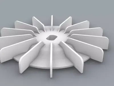 Computer Fan 3D print model