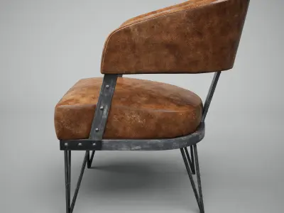 Industrial Armchair 3D model