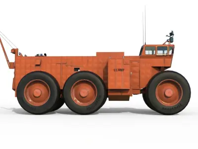 LeTourneau TC-479 mark 2 overland train 3D model