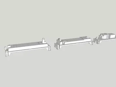 Indiana Harbor Belt Slugs HO and N 3D print model