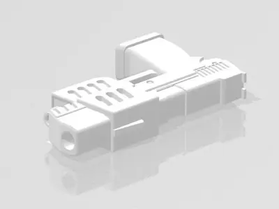 Blade Trinity Vampire pistol Digital File for 3d Printing 3D print model