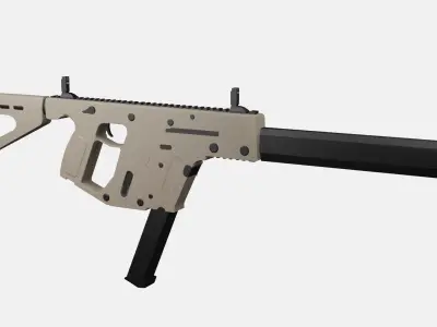 Kriss Vector Low-poly 3D model 5