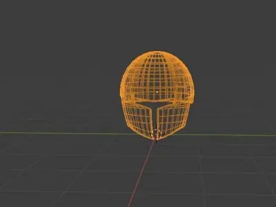 reinbow sporten helmet Low-poly 3D model
