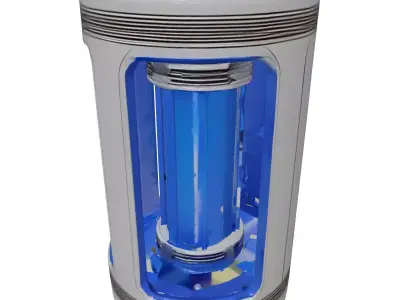 SciFi Energy Cell Container 3D model