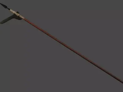 Giao thoi ky Dong Son spear 2 Low-poly 3D model
