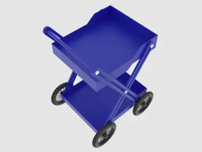 Folding Cart 3D model