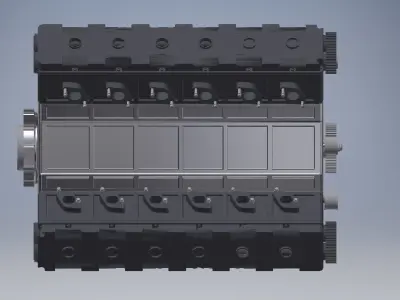 V12 engine 3d model  3D model