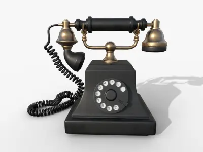 Old Telephone 3D model