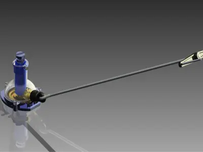 screw jack Free 3D model by hendri