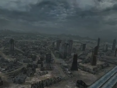 Ruined City Post Apocalyptic 