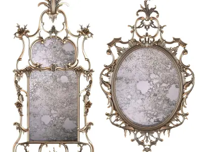 george 2 mirror set 3D model