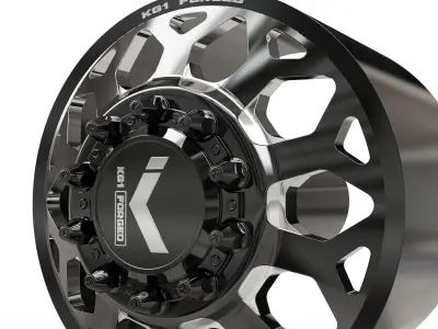 FRONT KG1 KD006-B-1 DUALLY WHEEL 3D MODEL 3D model