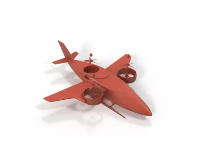 Next Gen Air Taxi for Print 3D model