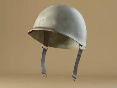 War equipment Low-poly 3D model