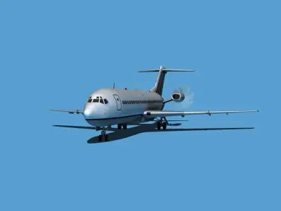 Boeing 7X7-2 Jet Fan V209 3D model