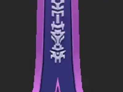 Pack With 30 Fantasy Swords - Part 09 Low-poly 3D model