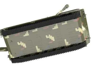 Howitzer 2C1 camuflag 3D model