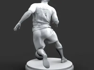 FootBall Player 3D Printable Free Free 3D print model purchase