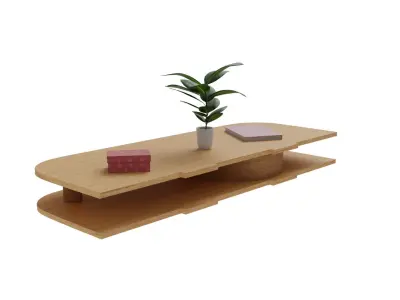 Wall Mounted Table Free low-poly 3D model