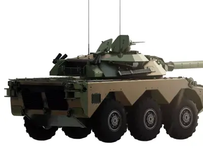 Armoured reconnaissance vehicle 3D model