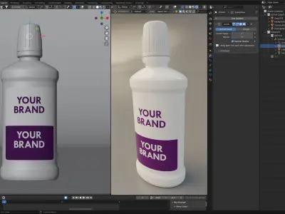 Product Cosmetic Bottle 3D model