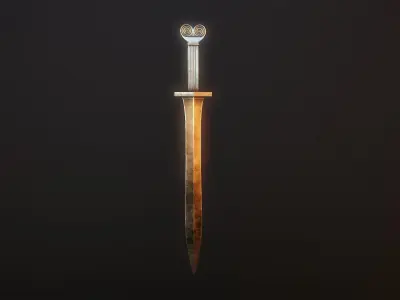 Themistocles Sword Low-poly 3D model