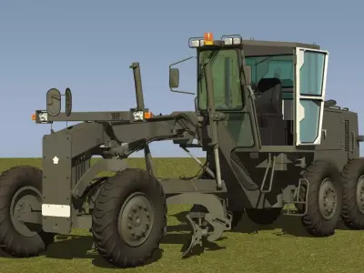 JGSDF Motor Grader MG330 3D model