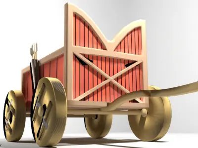 Chariot - Sumerian 3D model