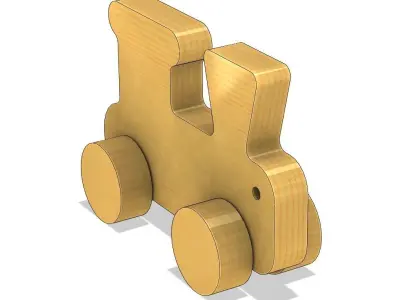 Train toy for 3D printing 3D print model