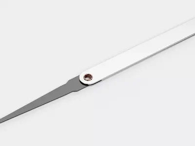 Lockpick V3 - Ball Tip Steel Pick Handtool 3D model