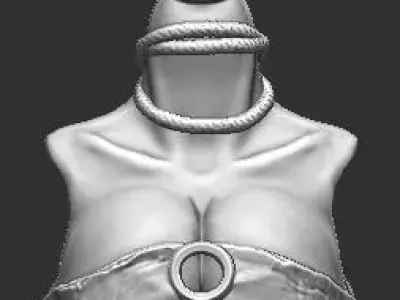 Tribal Warrior Topper for Mythic Legions 3D print model