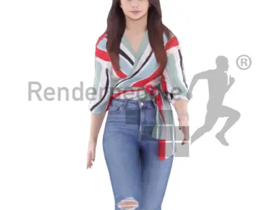 Bianca Animated 004 Walking