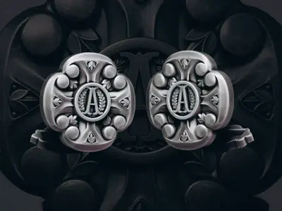 Cufflinks 3D print model 3D print model