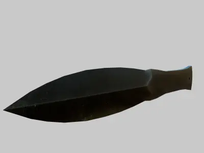 Throwing Knife Low-poly 3D model purchase