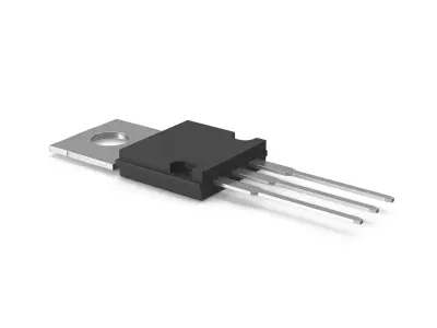 Power Resistor Low-poly 3D model purchase
