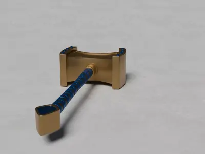 Guardian Hammer Low-poly 3D model