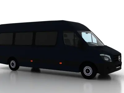 Mercedes Benz Sprinter L3H2 2015 Passenger UK 3D model