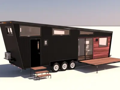 trailer DRAPER ARK Free 3D model