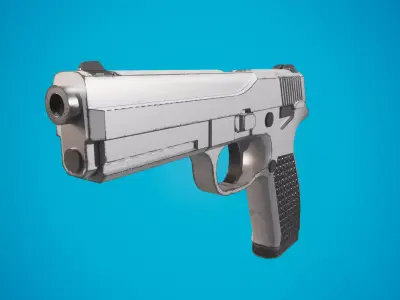 COLT PISTOL Free low-poly 3D model
