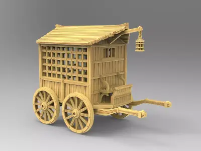 Prison Wagon 3D print model