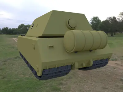 Maus Superheavy WW2 Tank 3D model