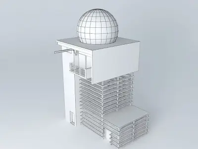 Weather Radar Free 3D model