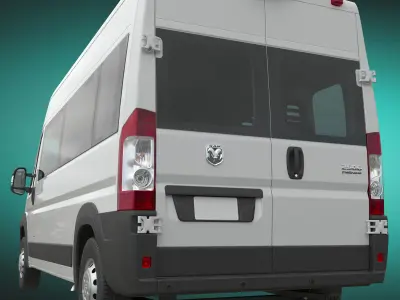 2024 Ram ProMaster 2500 SLT  WINDOW VAN HIGH ROOF 159 WB 3D model