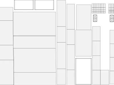 Low Poly Matchbox - Game Ready PBR Asset Low-poly 3D model