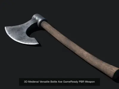3D Medieval Axe Collection 